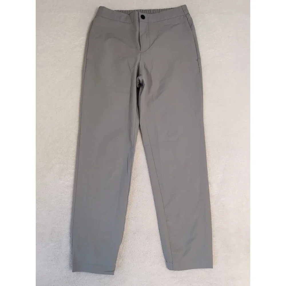 NEW Banana Republic Performance Jogger Pants Mens 30x30 Elastic Waist Gray Zip‎